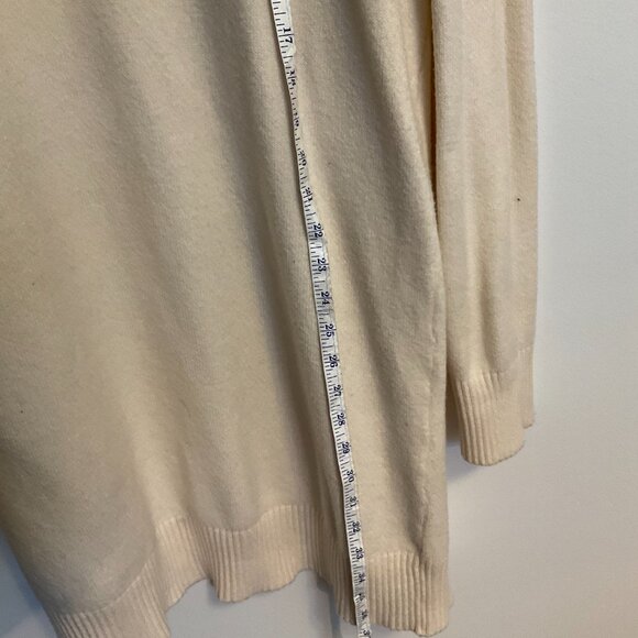 OS, Long, Cream coloured Knit Sweater - Picture 3 of 4